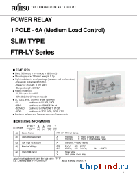 Datasheet FTR-LY manufacturer Fujitsu