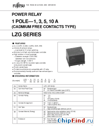 Datasheet LZG- manufacturer Fujitsu