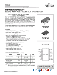 Datasheet MB1502H manufacturer Fujitsu