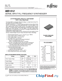 Datasheet MB1512 производства Fujitsu