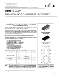 Datasheet MB1519 manufacturer Fujitsu