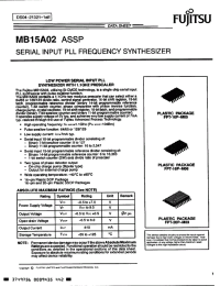 Datasheet MB15A02 manufacturer Fujitsu