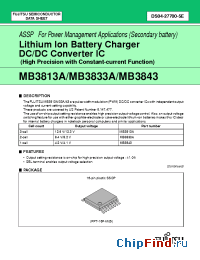 Datasheet MB3833A8.2V manufacturer Fujitsu