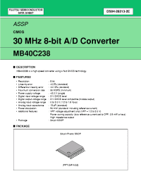 Datasheet MB40C238 manufacturer Fujitsu