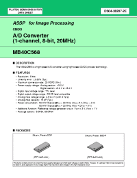 Datasheet MB40C568PFV manufacturer Fujitsu