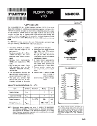 Datasheet MB4107A manufacturer Fujitsu