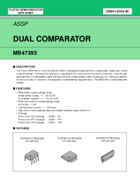 Datasheet MB47393 manufacturer Fujitsu