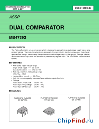 Datasheet MB47393PF manufacturer Fujitsu