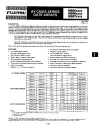 Datasheet MB65XXXX manufacturer Fujitsu