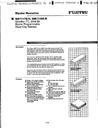 Datasheet MB7117E производства Fujitsu