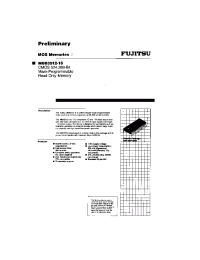 Datasheet MB83512-15 manufacturer Fujitsu