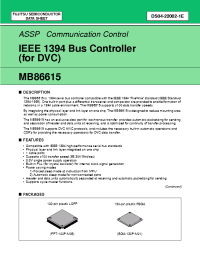 Datasheet MB86615PBT manufacturer Fujitsu