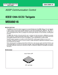 Datasheet MB86616 manufacturer Fujitsu