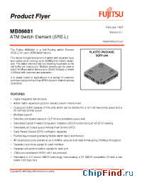 Datasheet MB86681 manufacturer Fujitsu