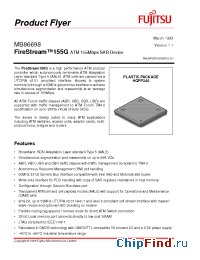 Datasheet MB86698A manufacturer Fujitsu