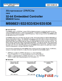 Datasheet MB86831-66 manufacturer Fujitsu