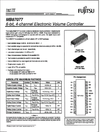 Datasheet MB87077 manufacturer Fujitsu