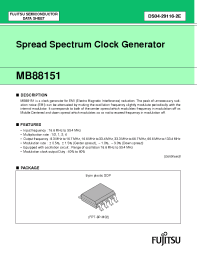 Datasheet MB88151-200 manufacturer Fujitsu