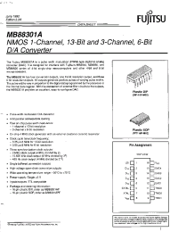 Datasheet MB88301A производства Fujitsu