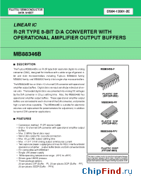 Datasheet MB88346BPFV manufacturer Fujitsu