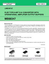 Datasheet MB88347 manufacturer Fujitsu