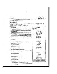 Datasheet MB88351-PF manufacturer Fujitsu