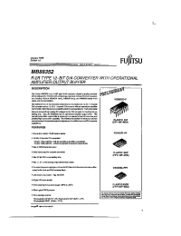 Datasheet MB88352 manufacturer Fujitsu