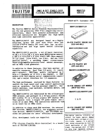 Datasheet MB89713P manufacturer Fujitsu