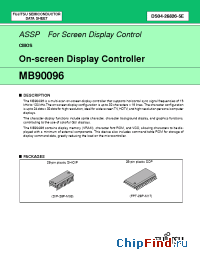 Datasheet MB90096PF manufacturer Fujitsu