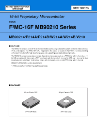 Datasheet MB90214 manufacturer Fujitsu