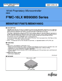 Datasheet MB90F897PMT manufacturer Fujitsu