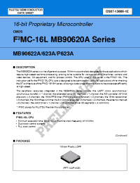 Datasheet MB90P623A manufacturer Fujitsu