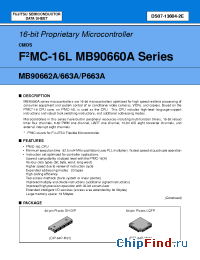 Datasheet MB90P663AP manufacturer Fujitsu