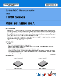 Datasheet MB91xxxx manufacturer Fujitsu