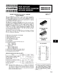 Datasheet MBM2212-25 manufacturer Fujitsu