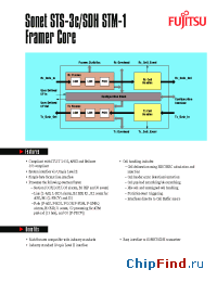 Datasheet SONETSTS-3C manufacturer Fujitsu