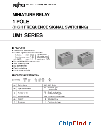 Datasheet UM1L-D48W-K manufacturer Fujitsu