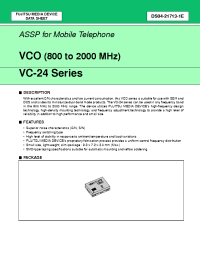 Datasheet VC-2R8A24-1747S manufacturer Fujitsu