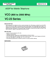 Datasheet VC-3R0A230967B manufacturer Fujitsu