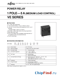 Datasheet VE-9H-K manufacturer Fujitsu