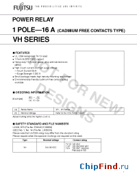 Datasheet VH12 manufacturer Fujitsu