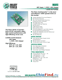 Datasheet GAMW1V240MMT manufacturer Galaxy