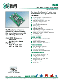 Datasheet GAMW2V040 manufacturer Galaxy