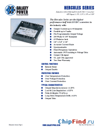 Datasheet GPH1V5-60 manufacturer Galaxy