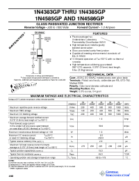 Datasheet 1N4384GP manufacturer General Semiconductor