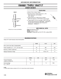 Datasheet 1N4679 manufacturer General Semiconductor