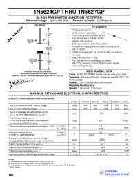 Datasheet 1N5626GP manufacturer General Semiconductor