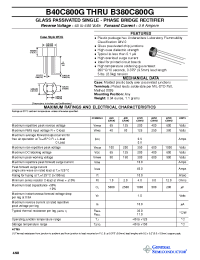 Datasheet B80C800G manufacturer General Semiconductor