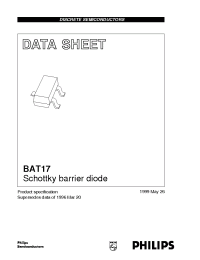 Datasheet BAT17/T1 manufacturer General Semiconductor