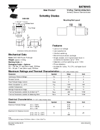 Datasheet BAT60WS manufacturer General Semiconductor